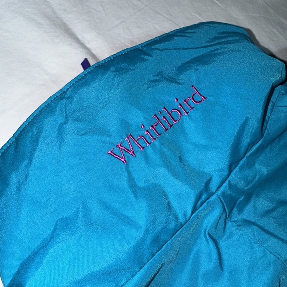 Vintage Columbia Whirlibird Ski Jacket Women's XL Retro Teal Pink 80s 90s Lined - Picture 9 of 11